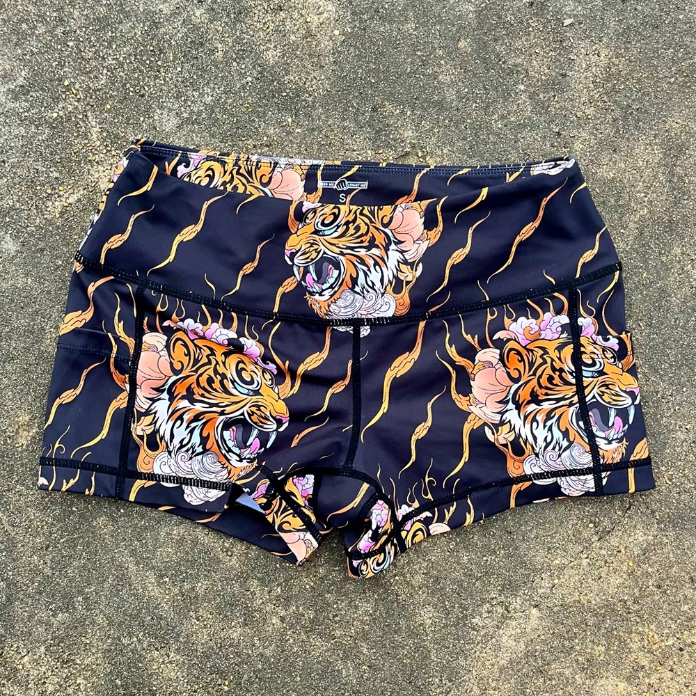 Feed Me Fight Me athletic shorts